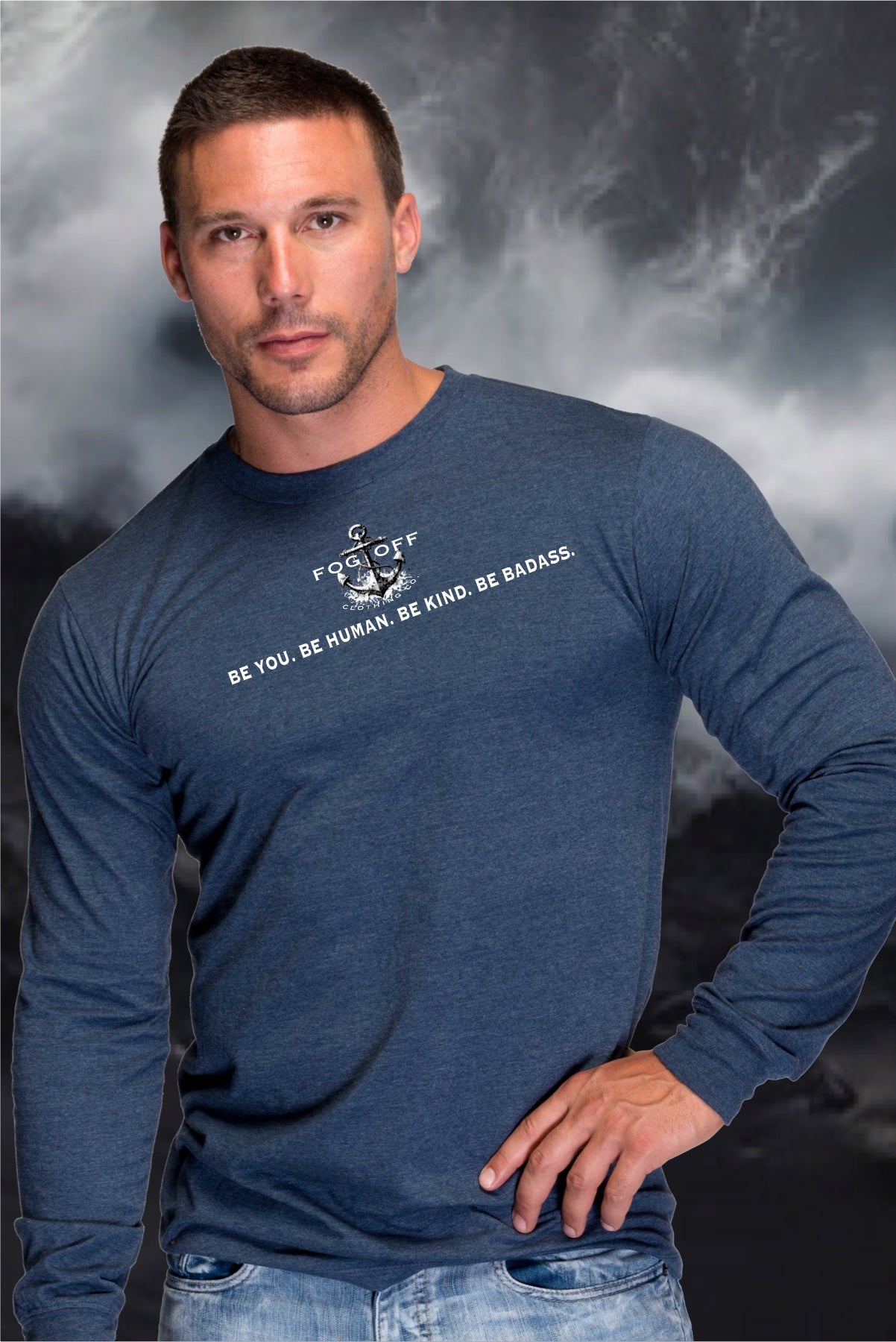 MENS BADASS LONG SLEEVE T