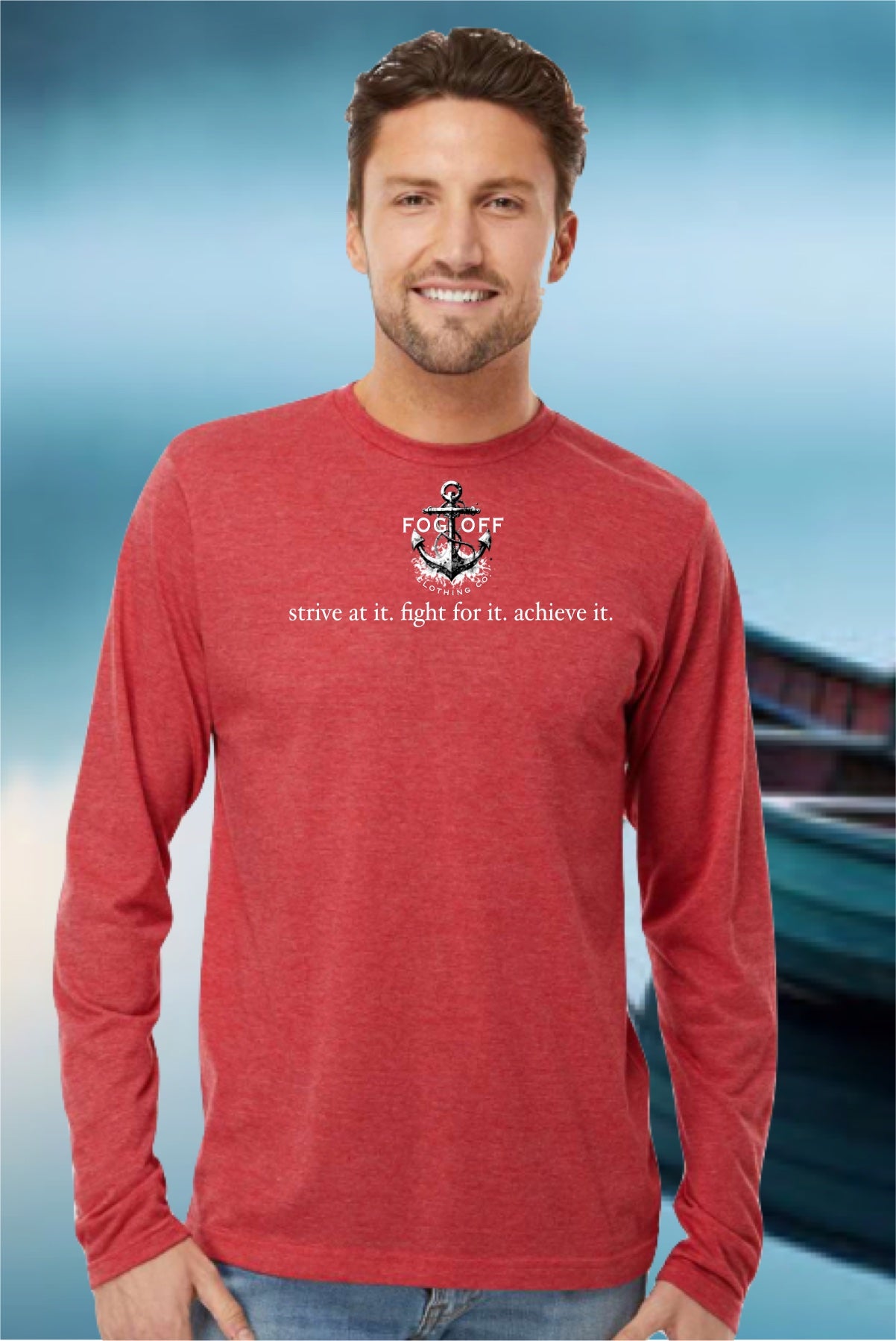 MENS STRIVE LONG SLEEVE T