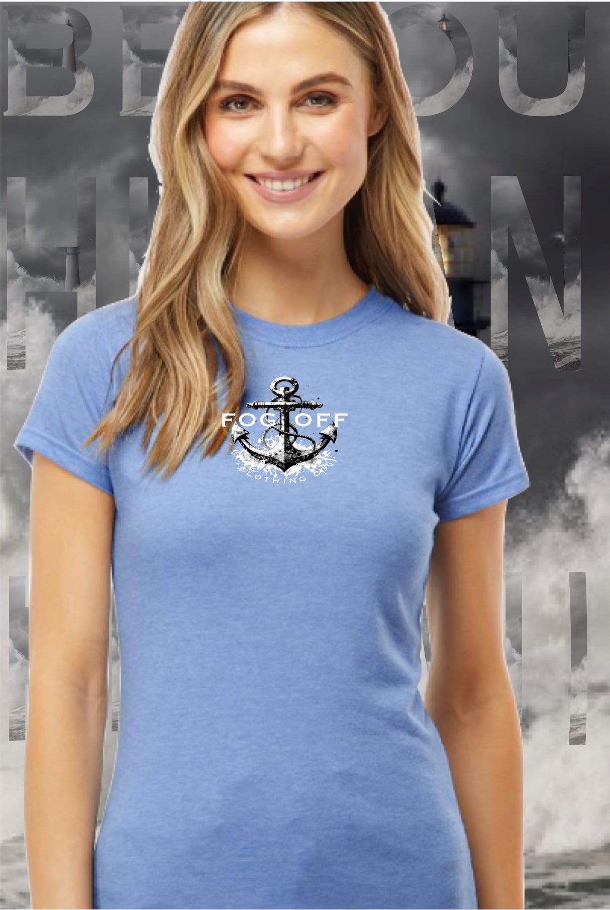 NEW ANCHOR SPLASH WOMANS CREW T