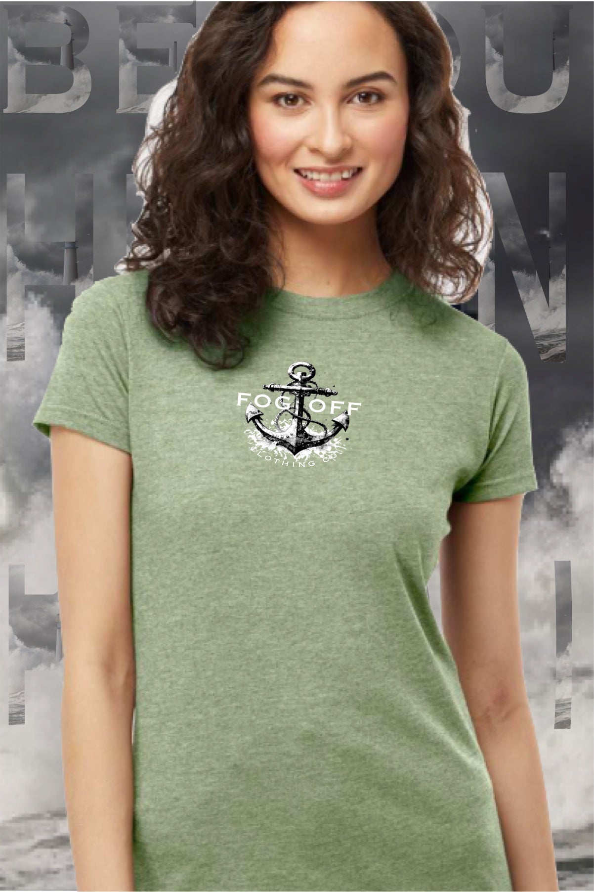 NEW ANCHOR SPLASH WOMANS CREW T