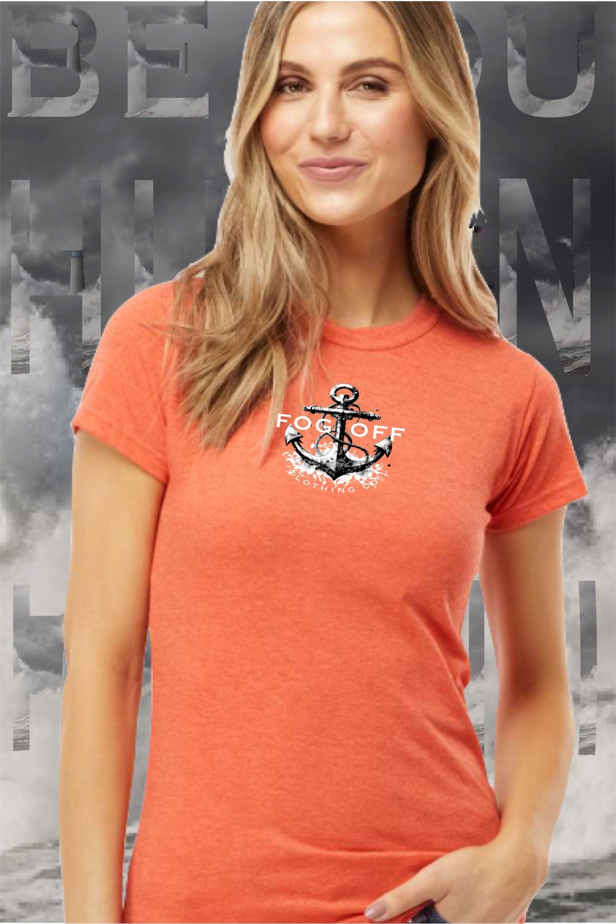 NEW ANCHOR SPLASH WOMANS CREW T