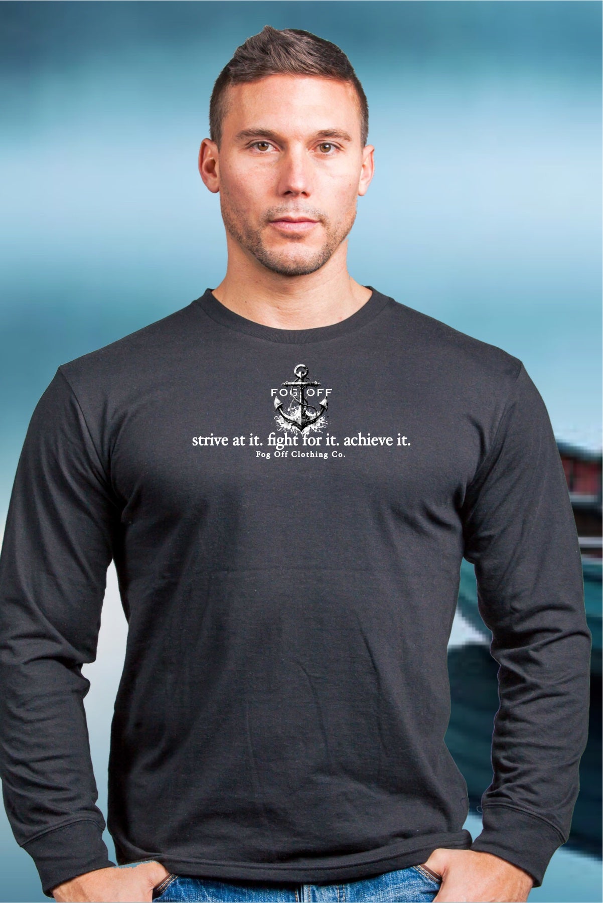 MENS STRIVE LONG SLEEVE T