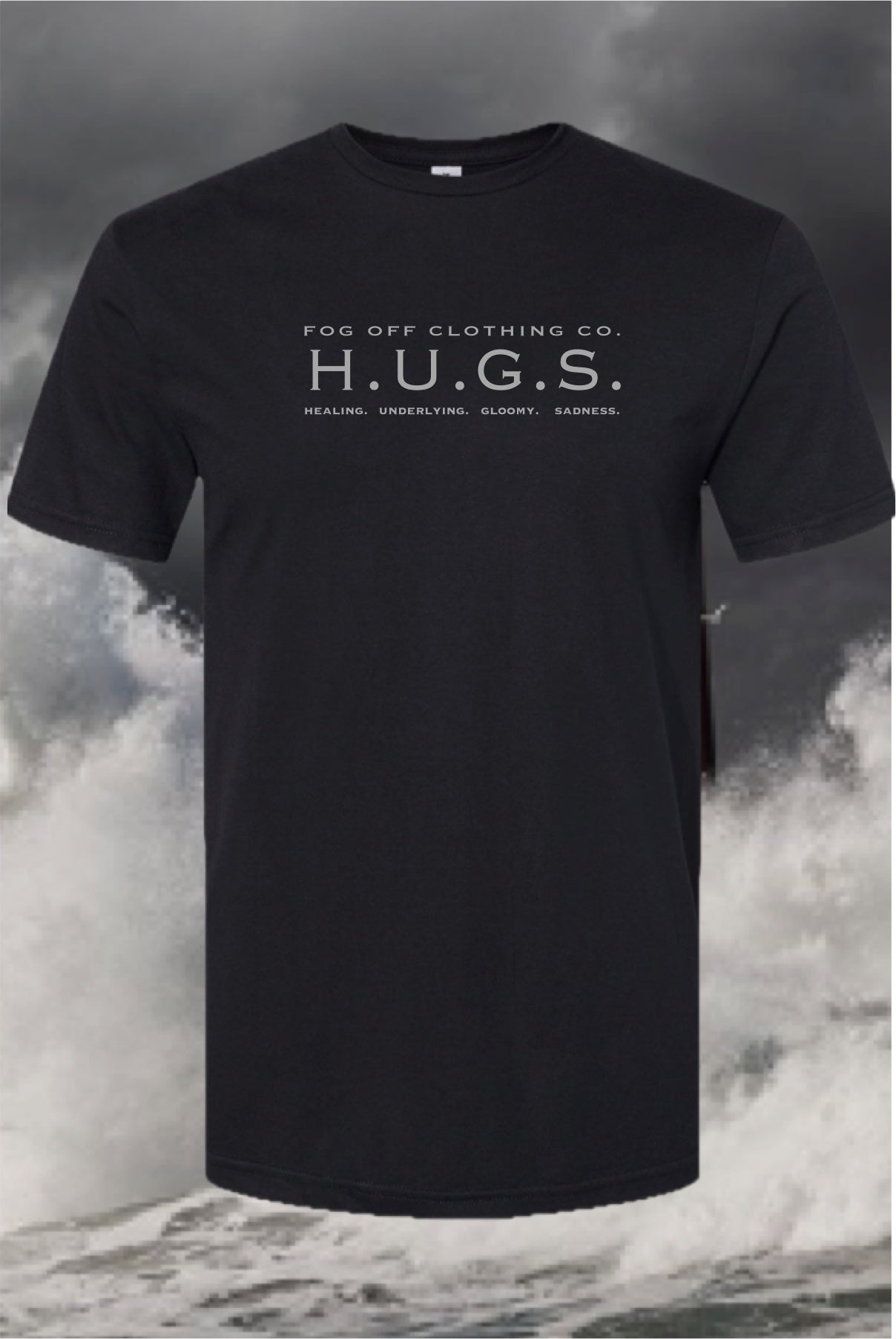 Mens Hugs Short Sleeve CVC Tee