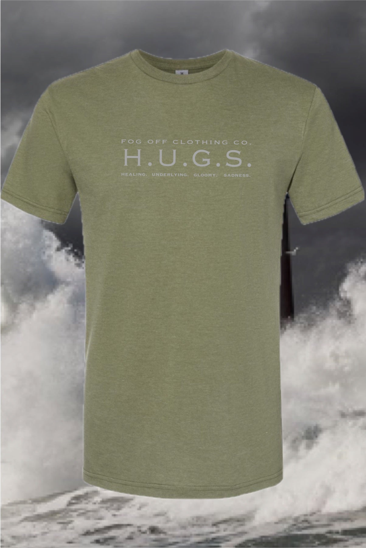 Mens Hugs Short Sleeve CVC Tee