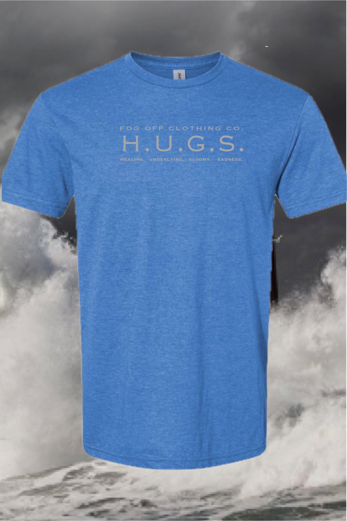 Mens Hugs Short Sleeve CVC Tee