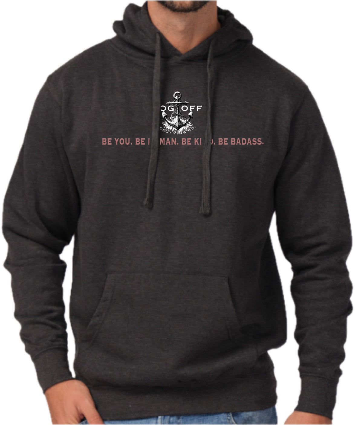 Metallic Rose GoldBadass Hoodie 2025