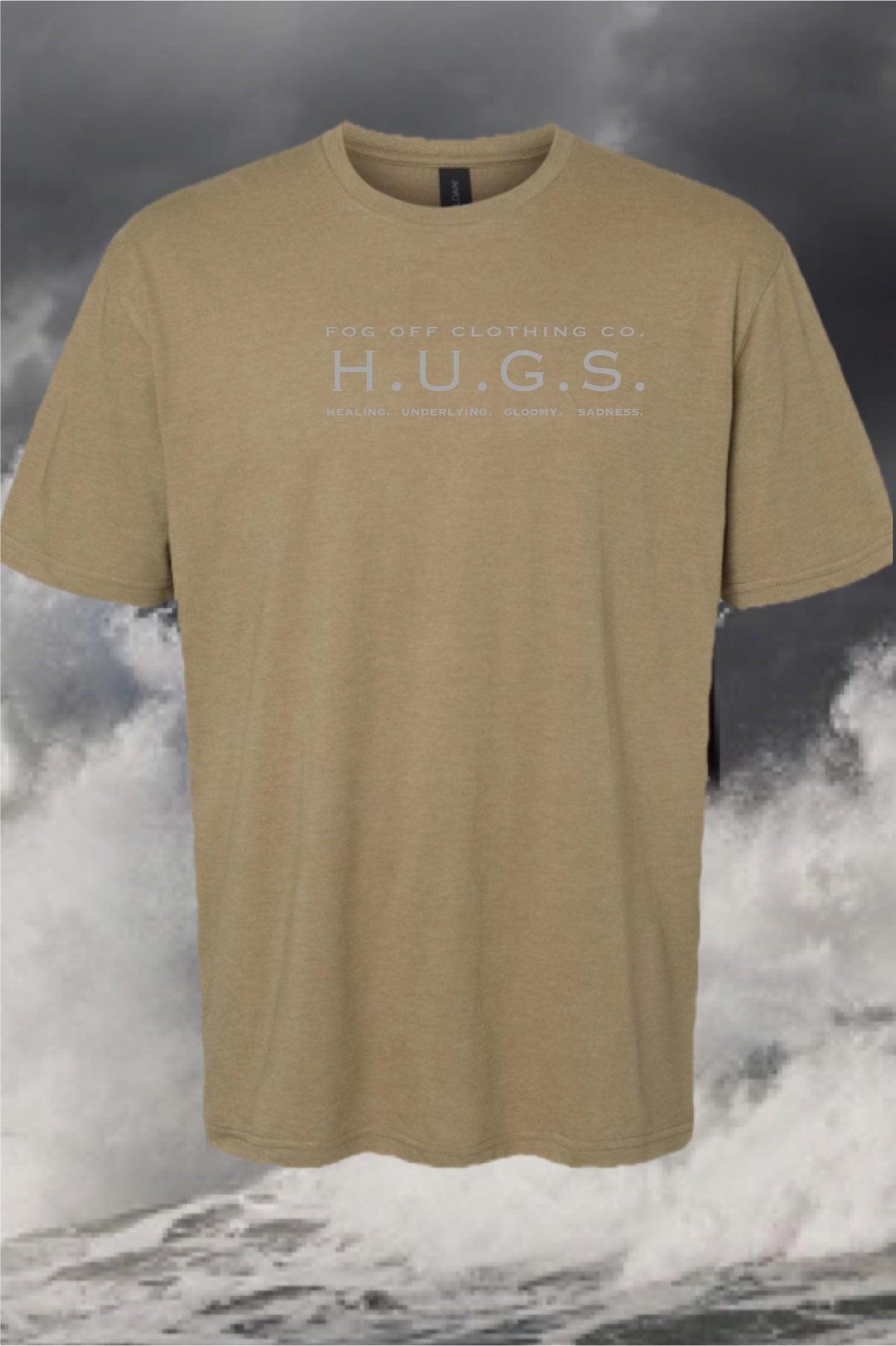 Mens Hugs Short Sleeve CVC Tee