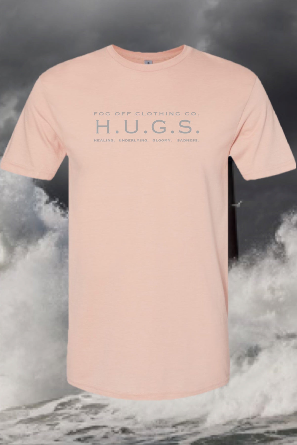 Mens Hugs Short Sleeve CVC Tee