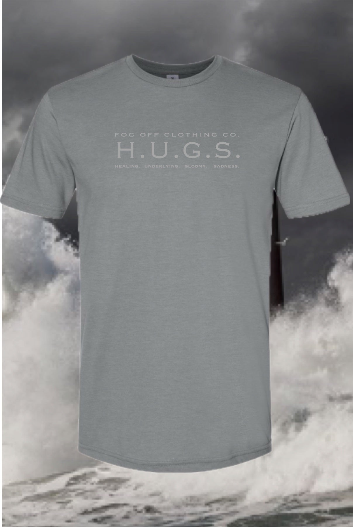 Mens Hugs Short Sleeve CVC Tee