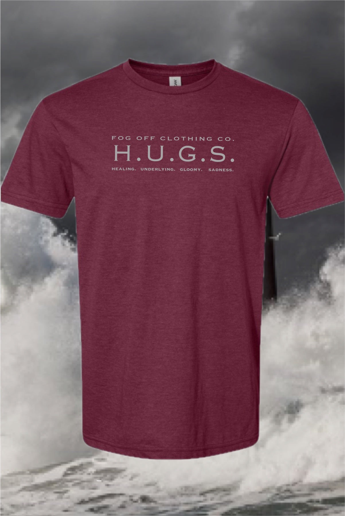 Mens Hugs Short Sleeve CVC Tee