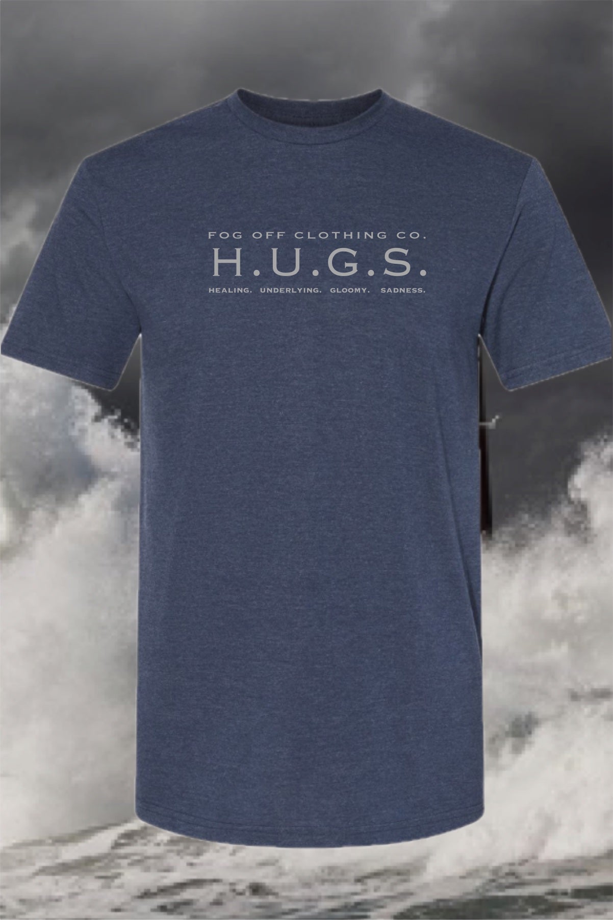 Mens Hugs Short Sleeve CVC Tee