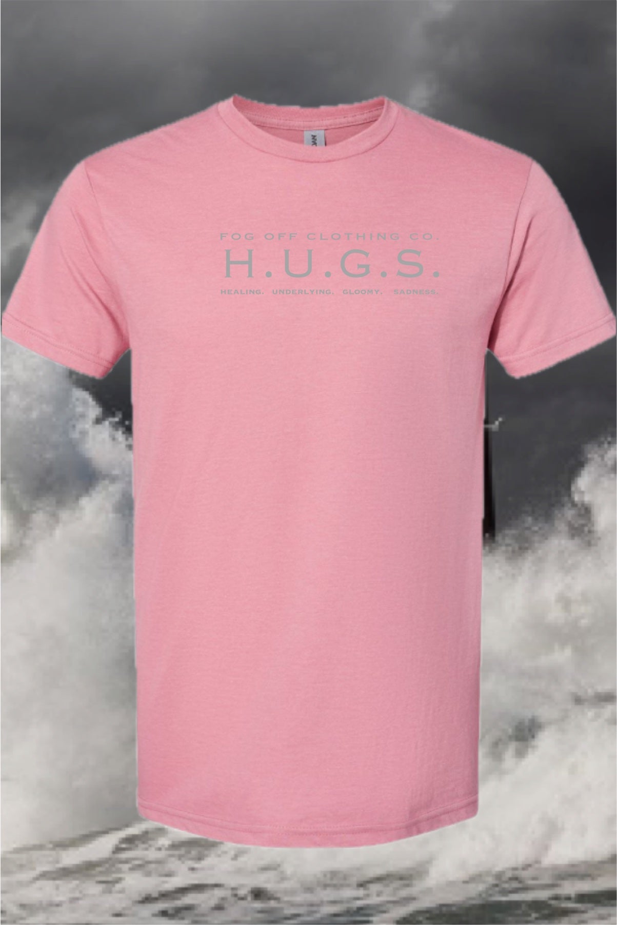 Mens Hugs Short Sleeve CVC Tee