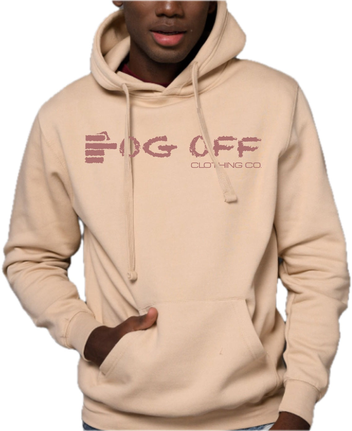 Metallic Rose Gold Finger Hoodie 2025