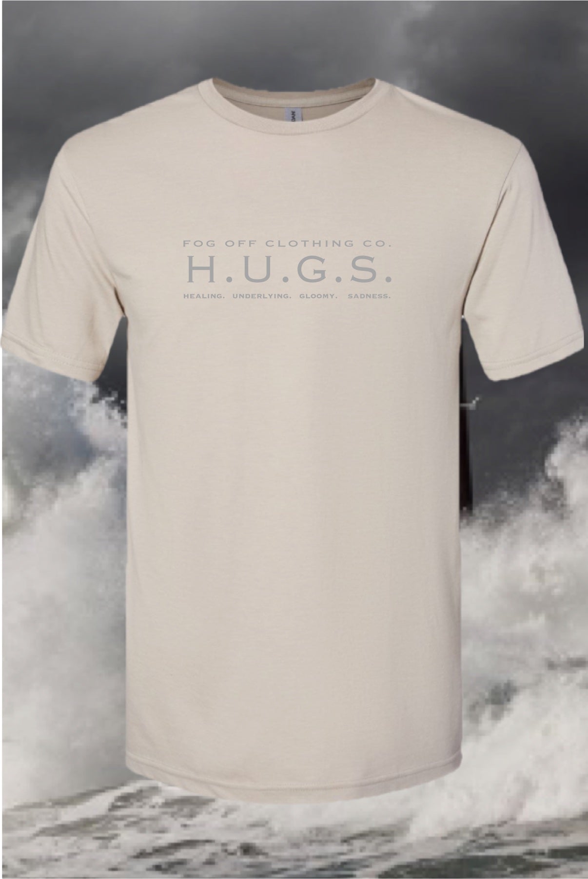 Mens Hugs Short Sleeve CVC Tee