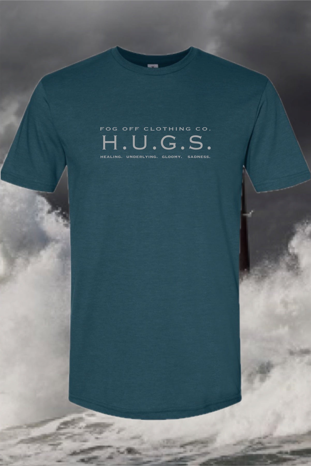 Mens Hugs Short Sleeve CVC Tee